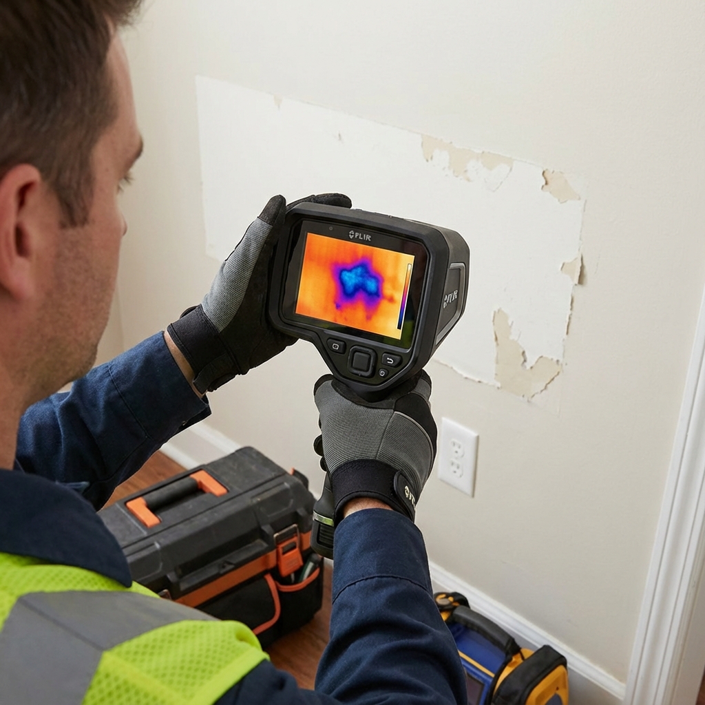 Termal Kamerayla Su Sızıntısı Analizi